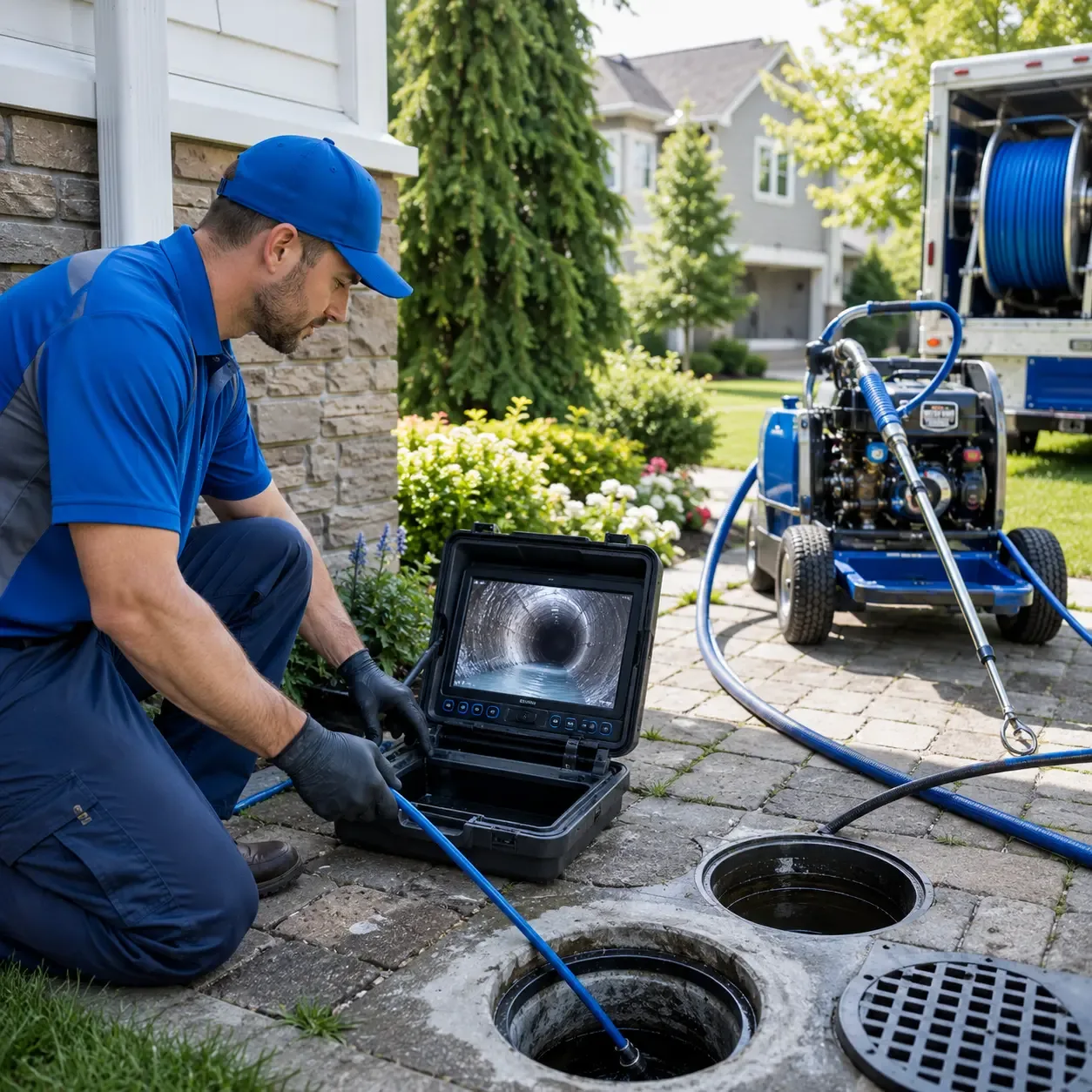Outdoor drain cleaning professionals serving La Moille, IL